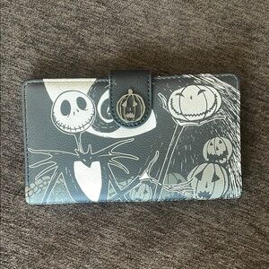 Disney Nightmare Before Christmas Black Wallet NEW